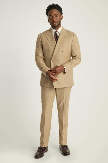 Jetsetter Italian Flannel Double Breasted Blazer