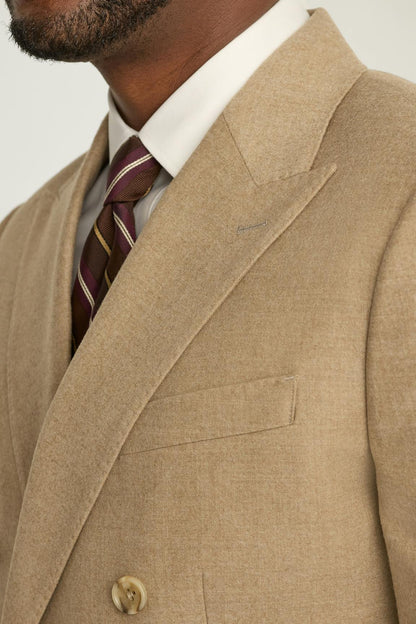 Jetsetter Italian Flannel Double Breasted Blazer