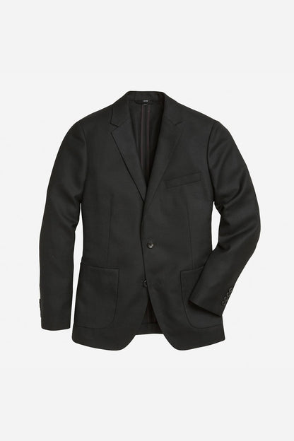 Unconstructed Italian Wool Blazer Extended Sizes