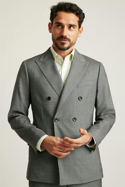 Jetsetter Italian Wool Double Breasted Blazer