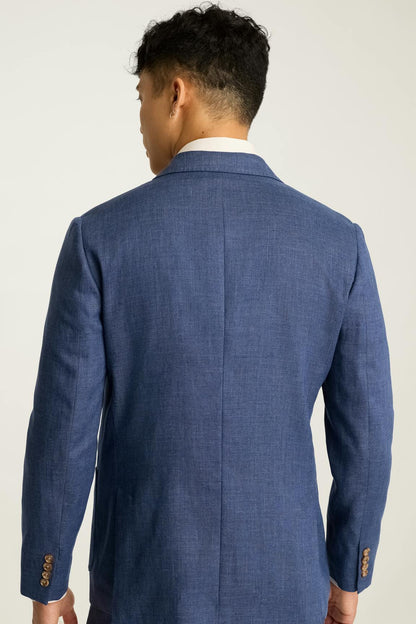 Jetsetter Italian Linen Double Breasted Blazer