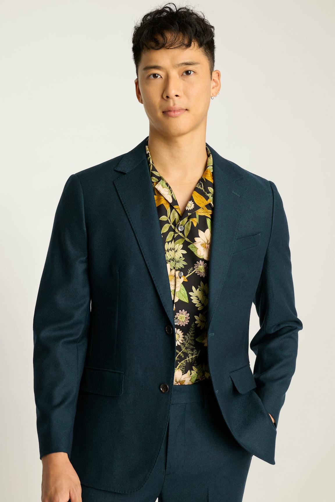 Jetsetter Italian Brushed Wool Blazer
