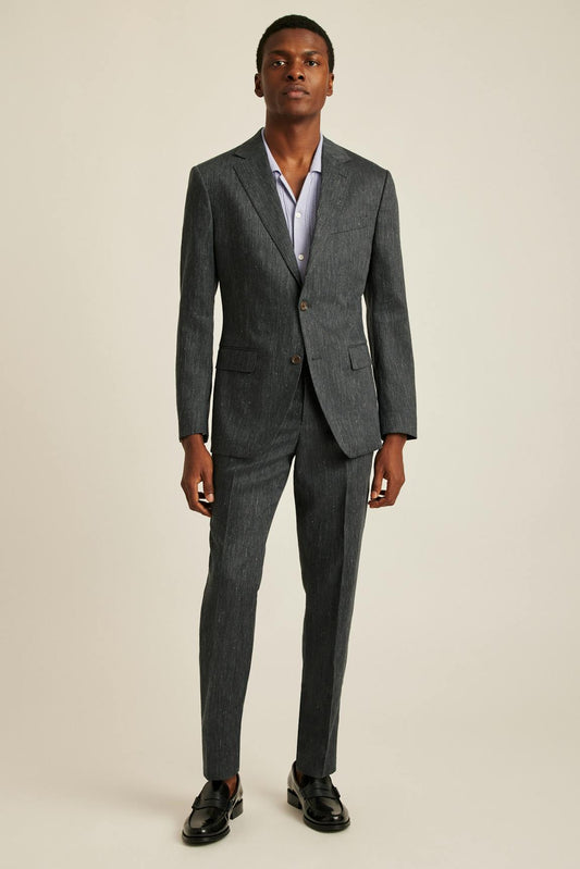 Italian Stretch Linen Suit Jacket