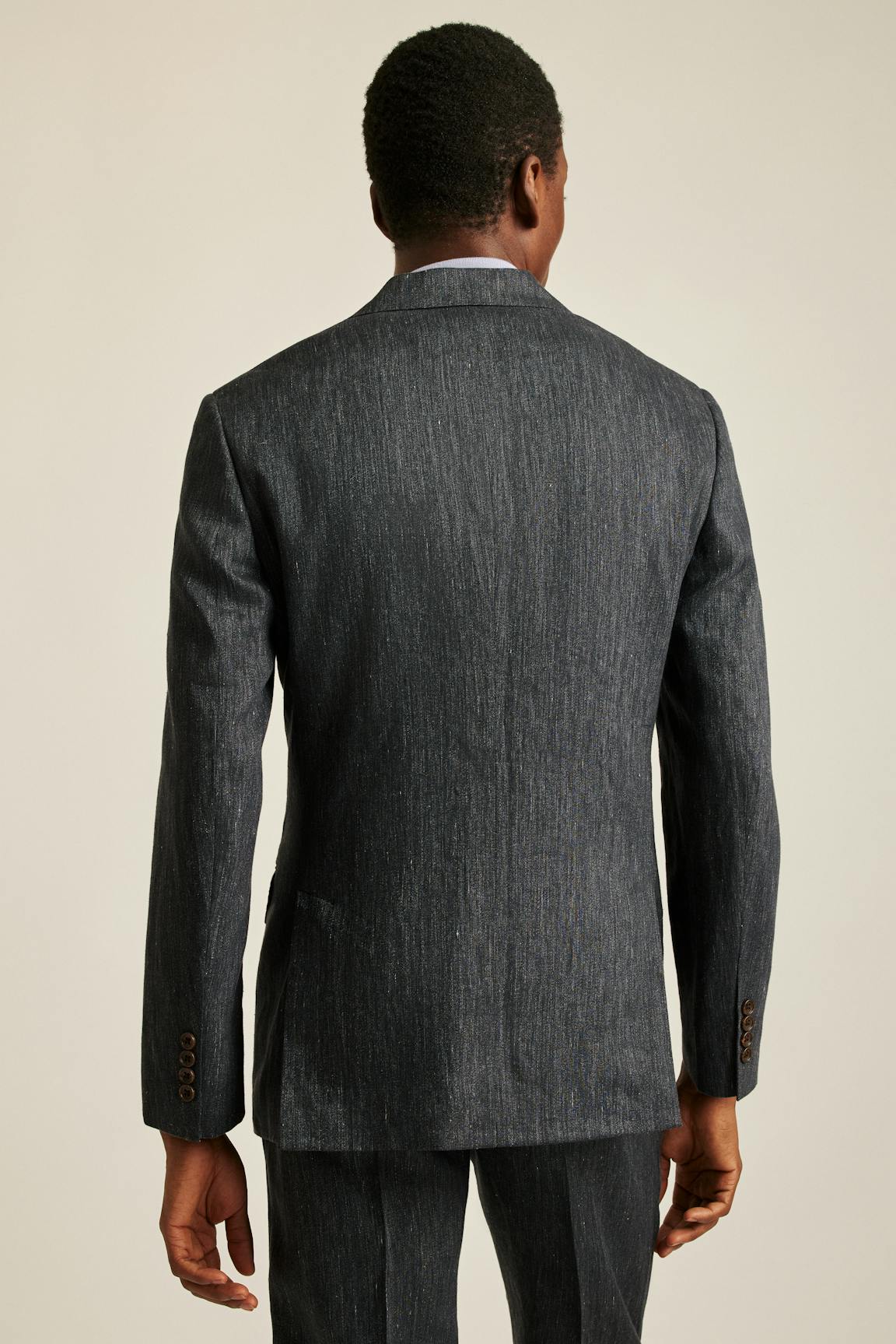 Italian Stretch Linen Suit Jacket