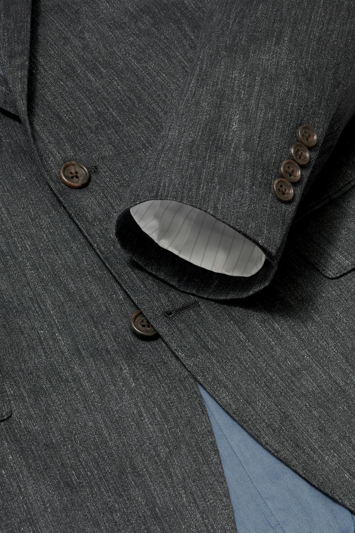 Italian Stretch Linen Suit Jacket