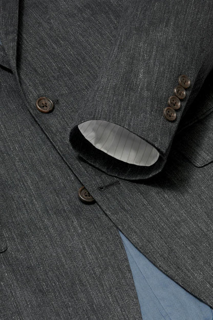 Italian Stretch Linen Suit Jacket