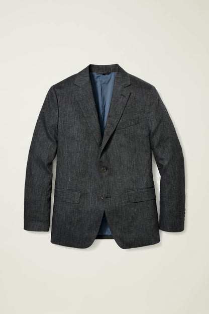 Italian Stretch Linen Suit Jacket