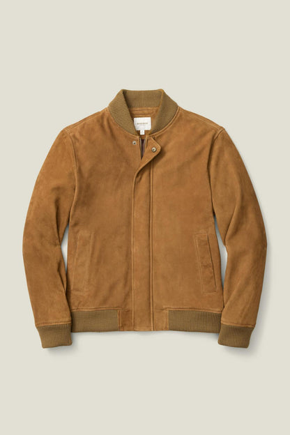 The Suede Bomber Jacket