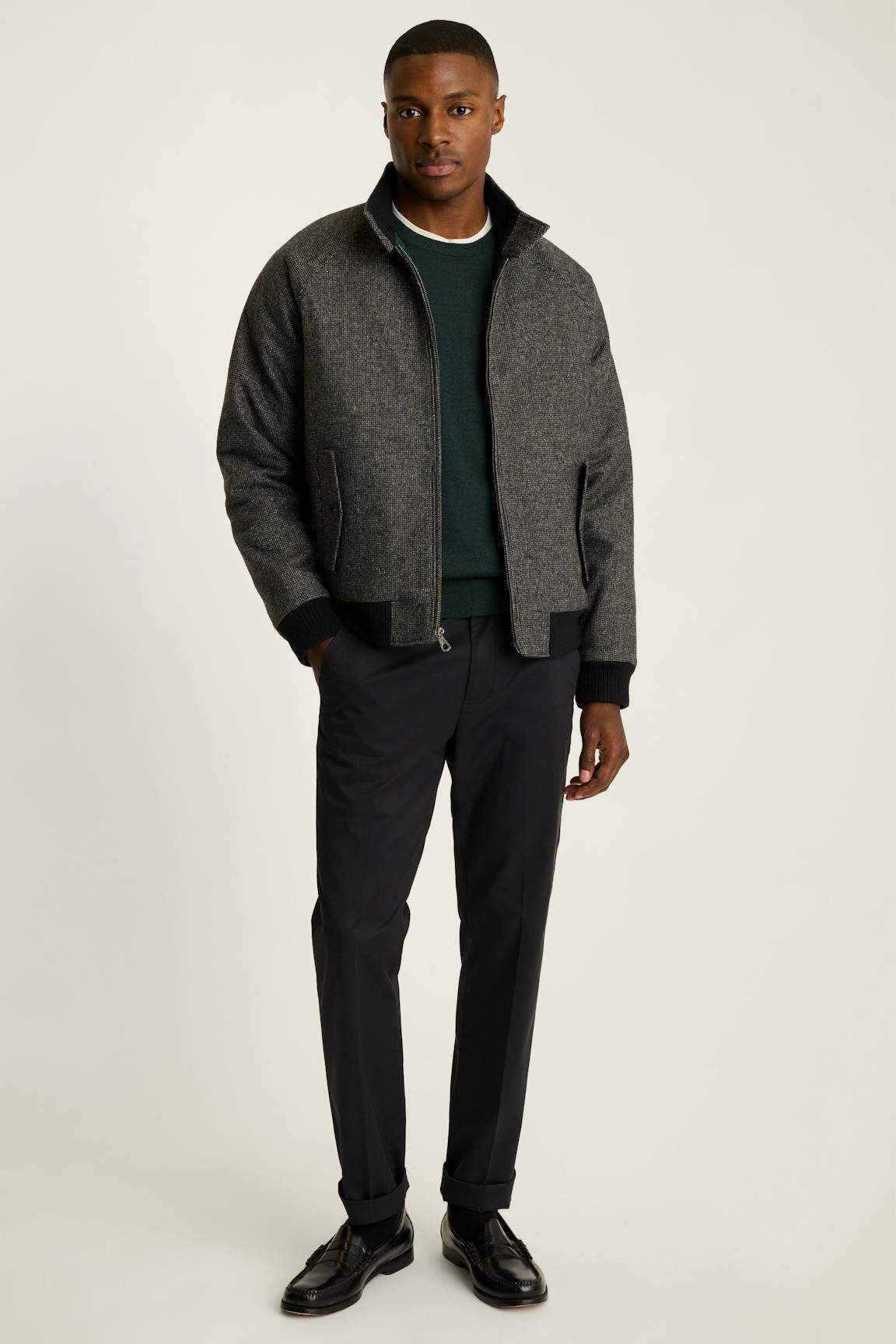 The Italian Wool Harrington Jacket