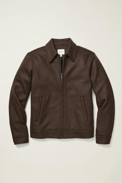 Italian Brushed Wool Deck Jacket
