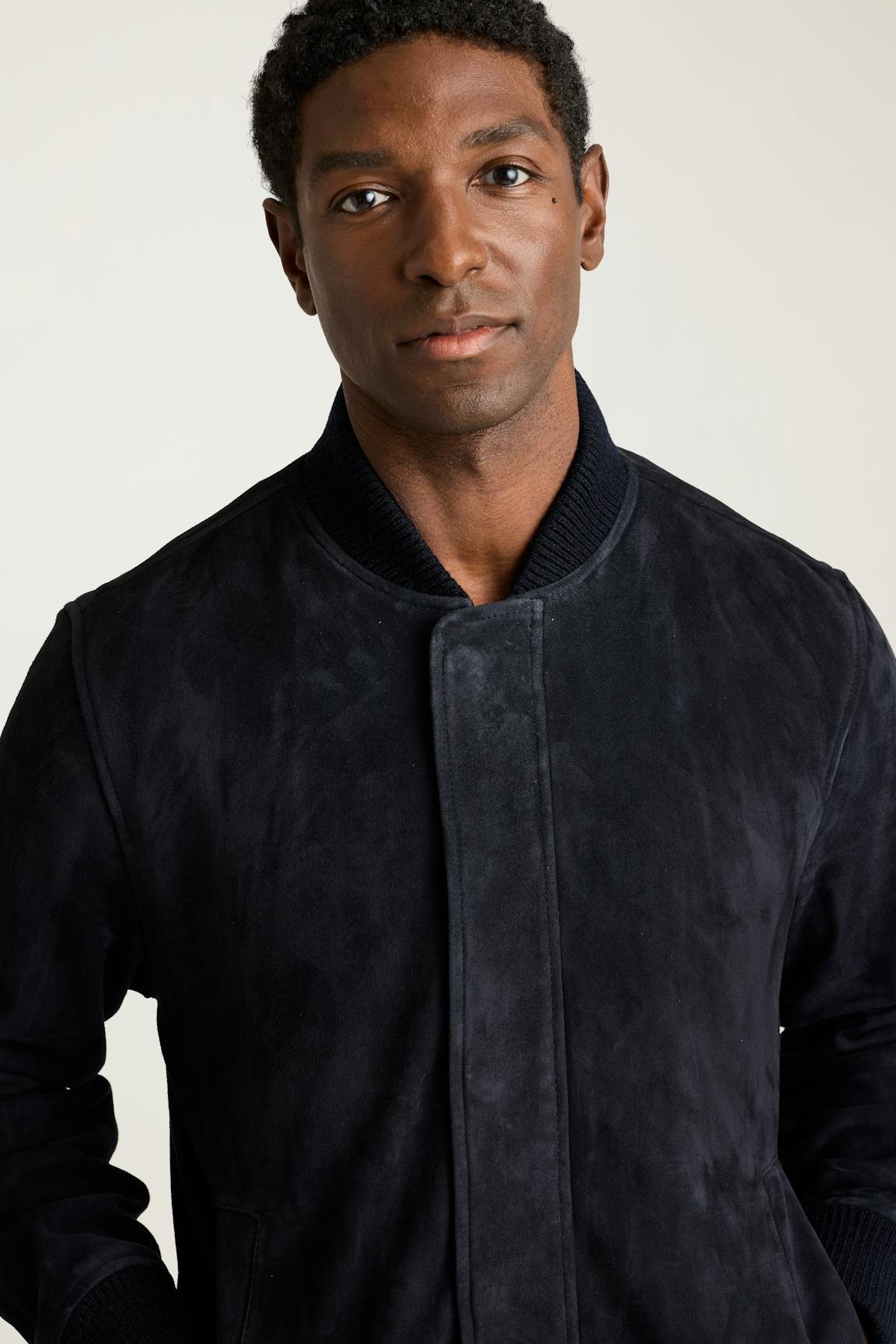 The Suede Bomber Jacket