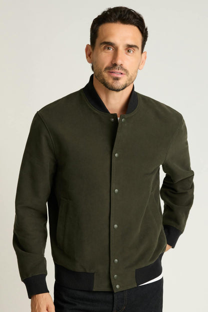 The Italian Moleskin Bomber