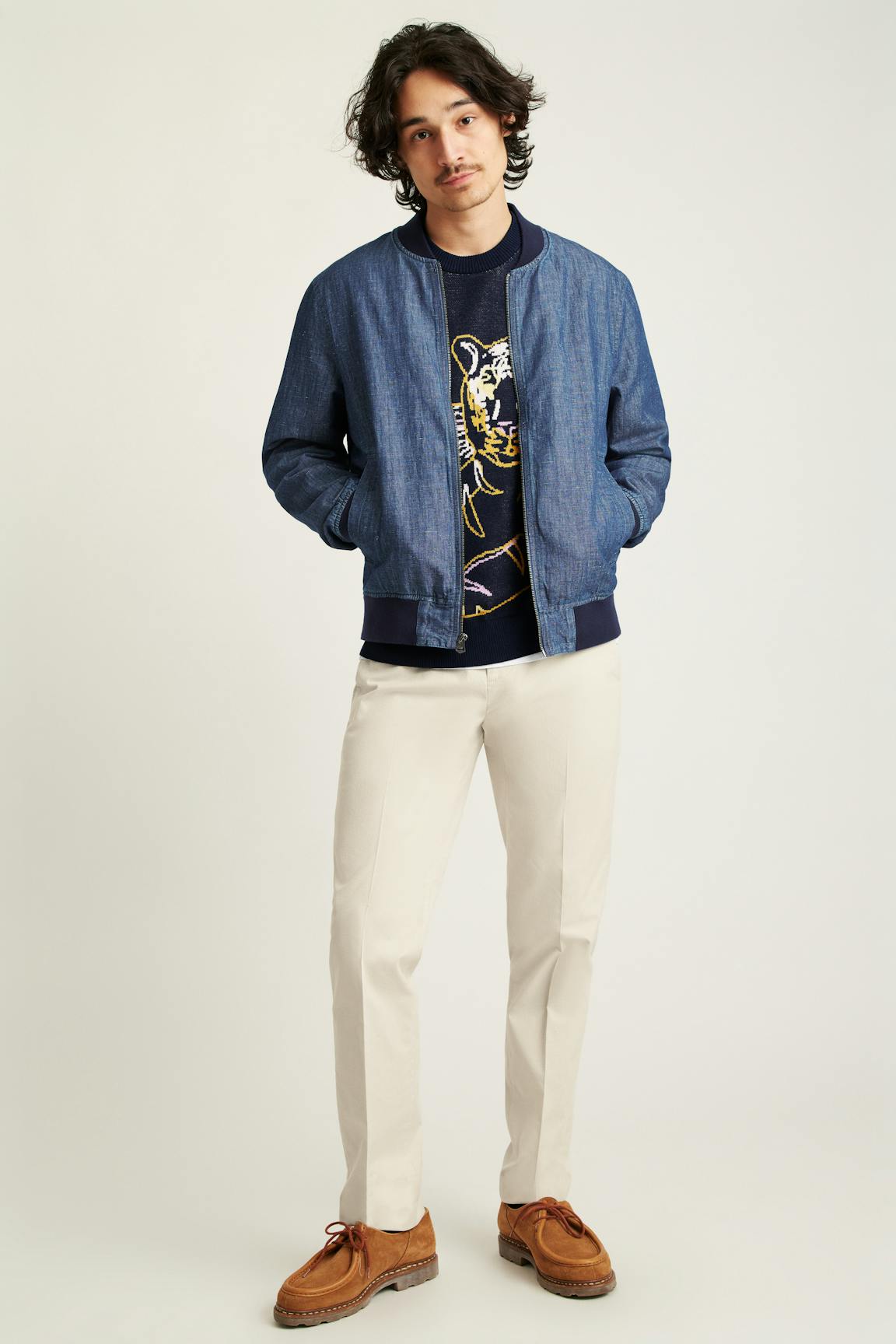 Chambray Bomber