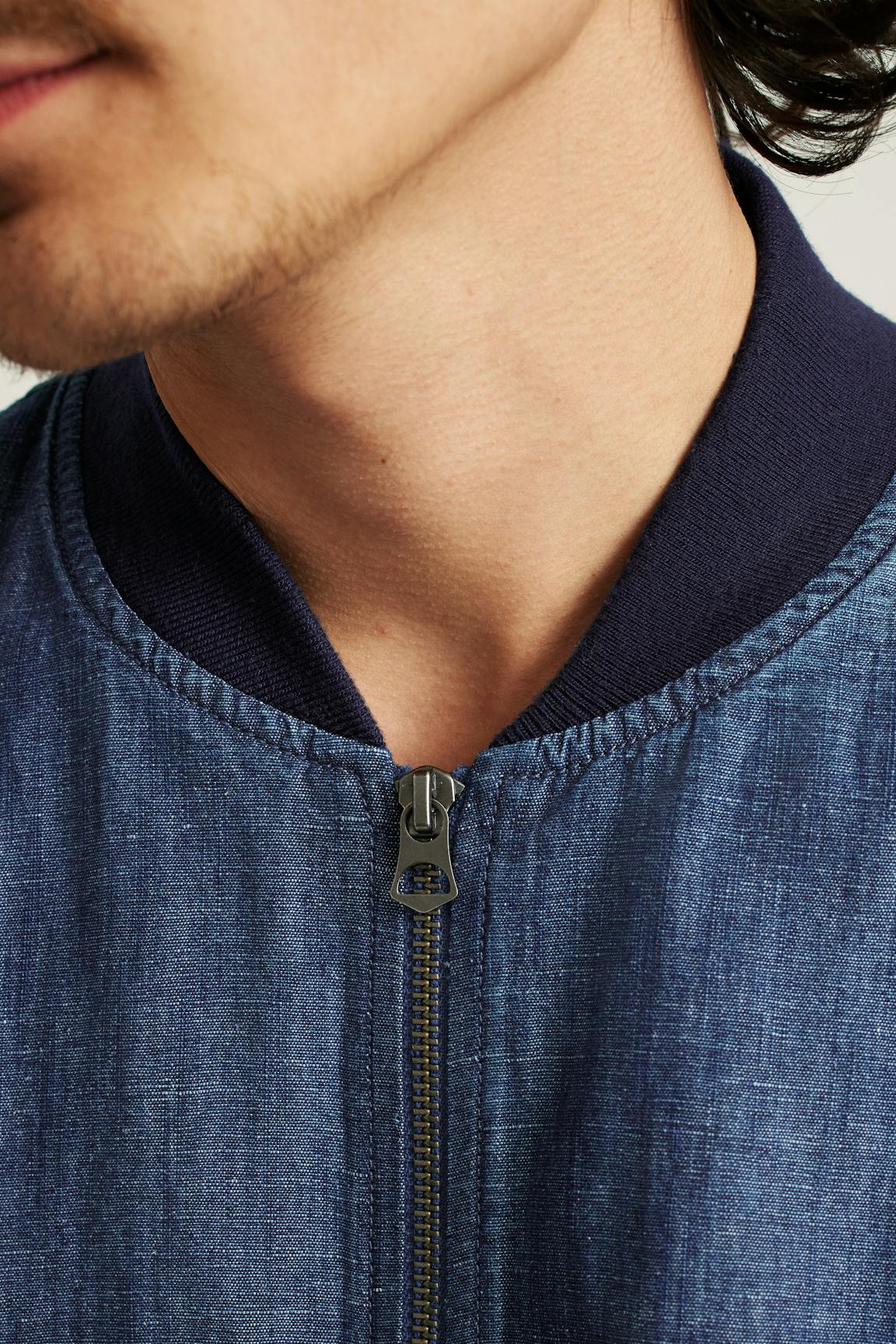 Chambray Bomber