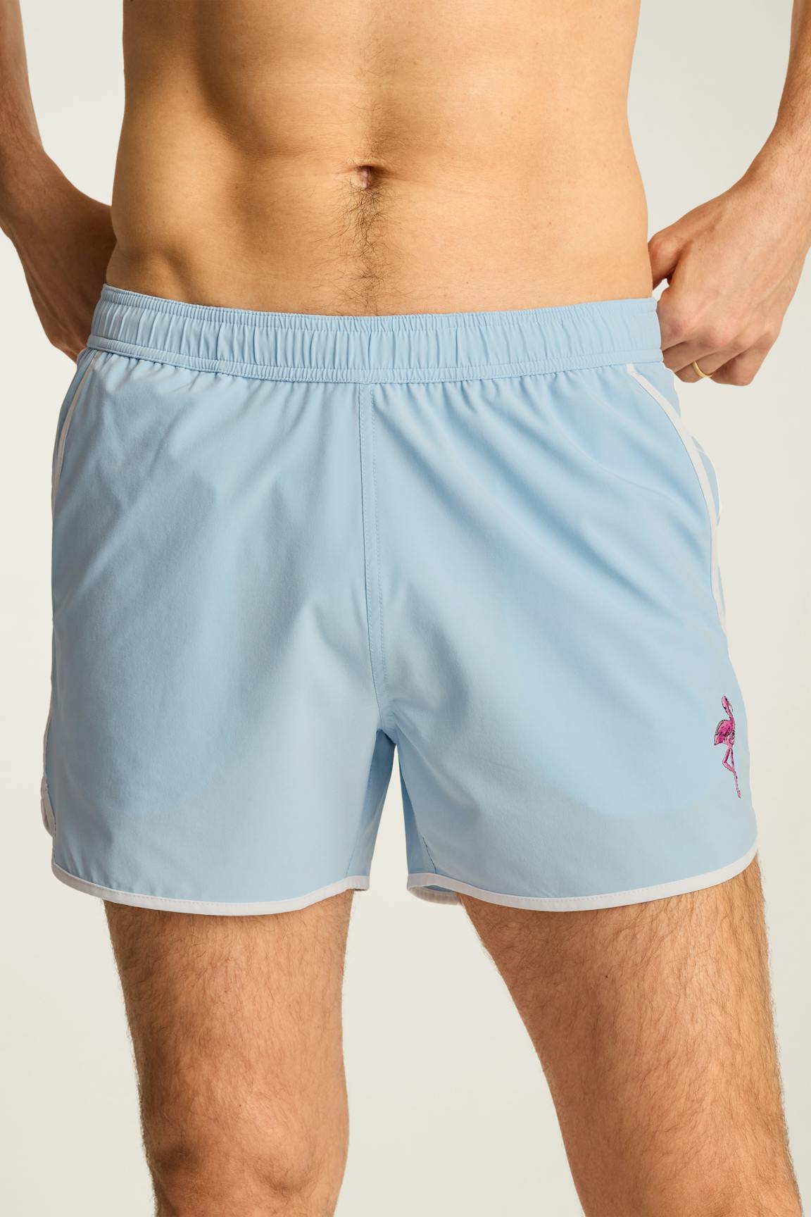 Throwback Swim Trunks