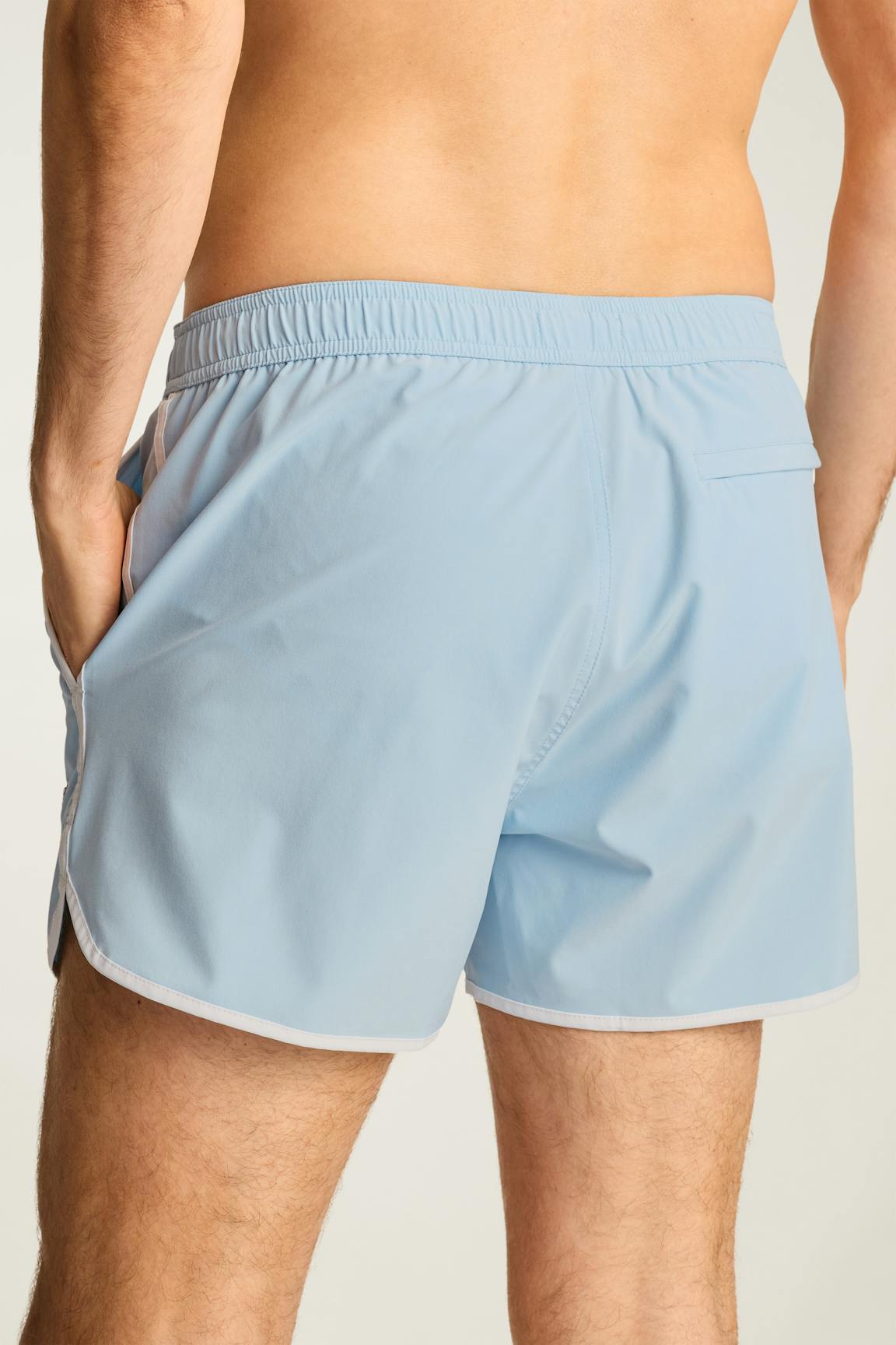 Throwback Swim Trunks