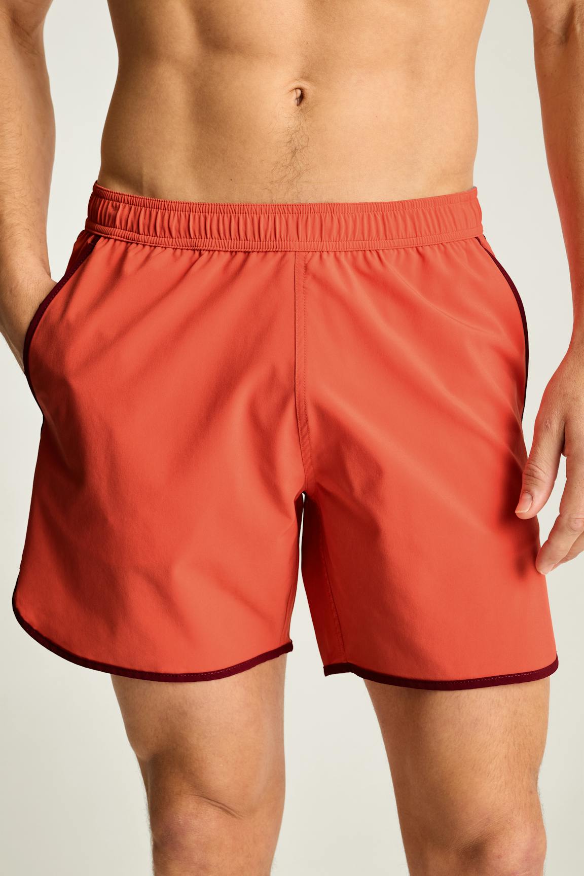Throwback Swim Trunks