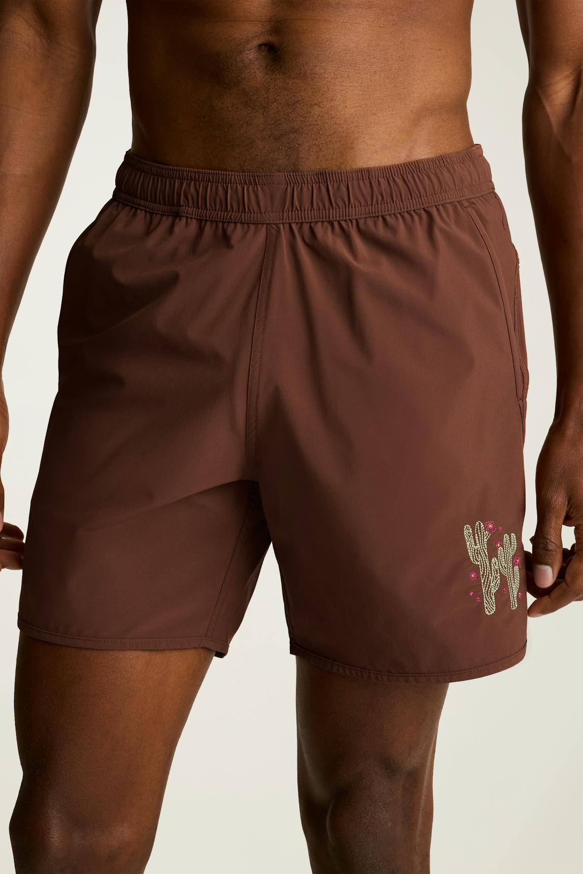 Throwback Swim Trunks