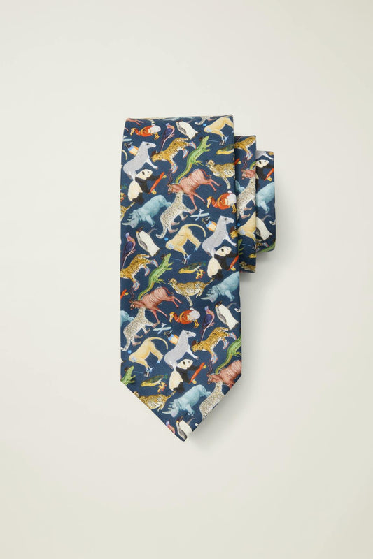 Cotton Necktie Made With Liberty Fabric